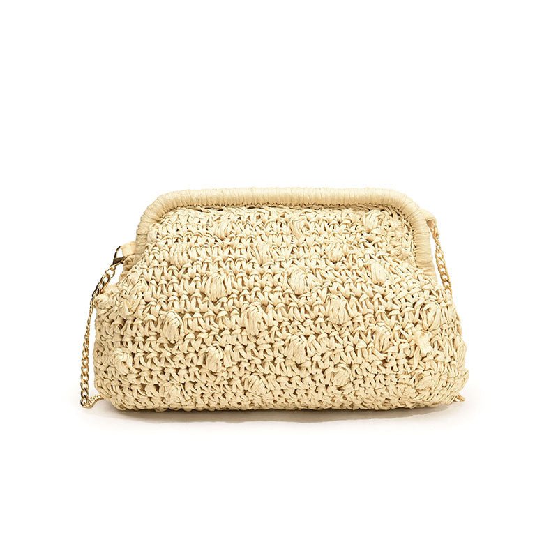 Sac tissé tendance à une épaule, sac de plage ajouré - KaoKao