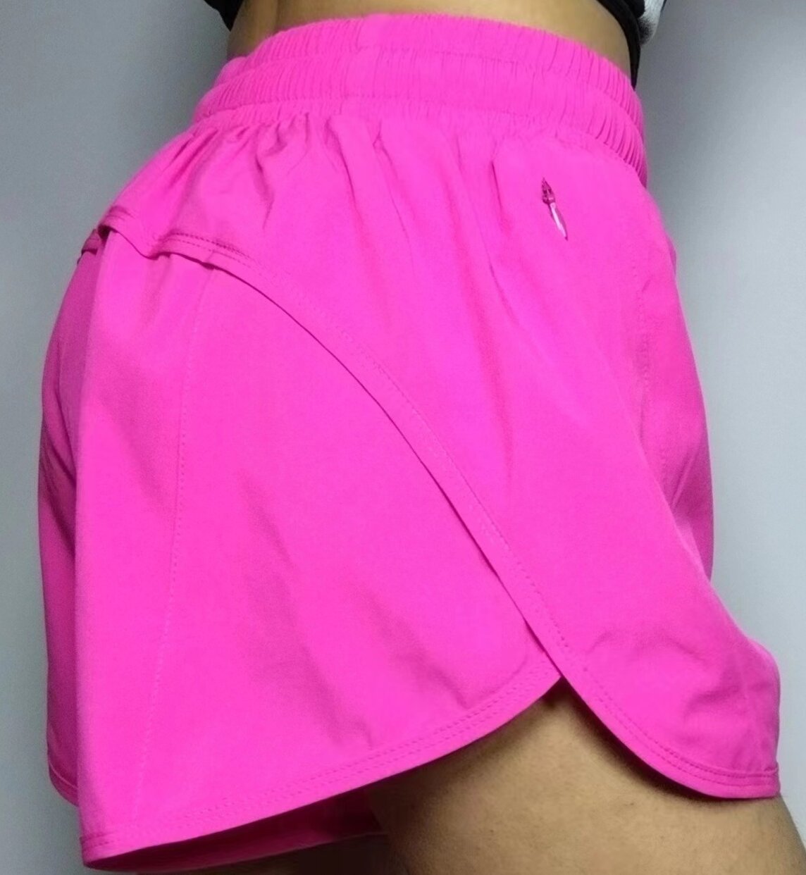 Short de sport d'été avec poches zippées, respirant, ample, anti - exposition, pour course à pied, fitness, vêtements pour femmes - KaoKao