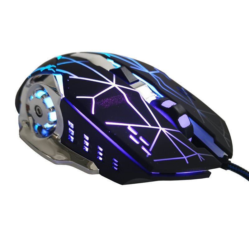 Souris de jeu filaire 5500 DPI 7 couleurs LED rétroéclairage souris optique Gamer USB 7 boutons PC Gamer ordinateur portable souris de bureau - KaoKao