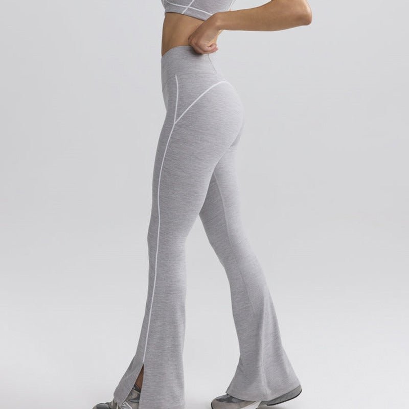 Soutien - gorge de sport à haute élasticité et couleur contrastée, sensation chair, bretelles, combinaison de yoga et de fitness - KaoKao