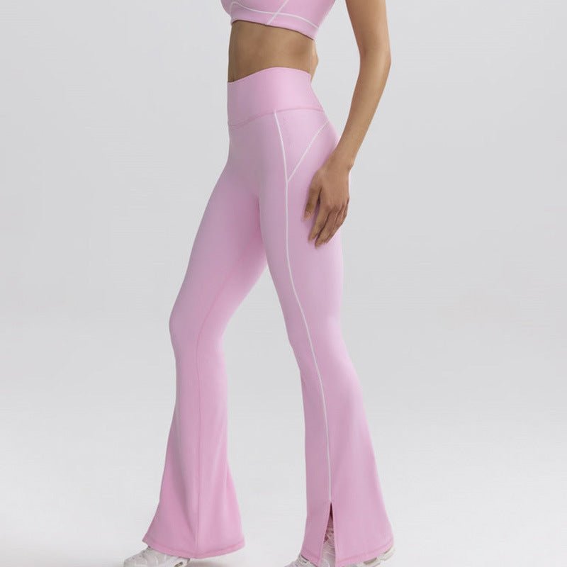 Soutien - gorge de sport à haute élasticité et couleur contrastée, sensation chair, bretelles, combinaison de yoga et de fitness - KaoKao
