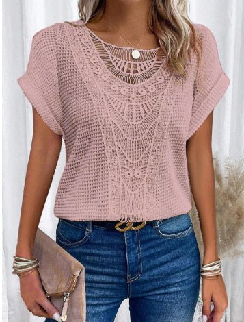 T-shirt d'été à manches courtes pour femme - KaoKao