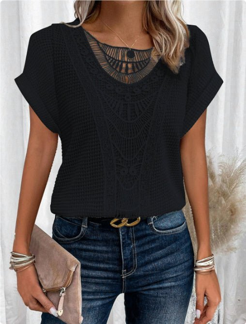 T-shirt d'été à manches courtes pour femme - KaoKao