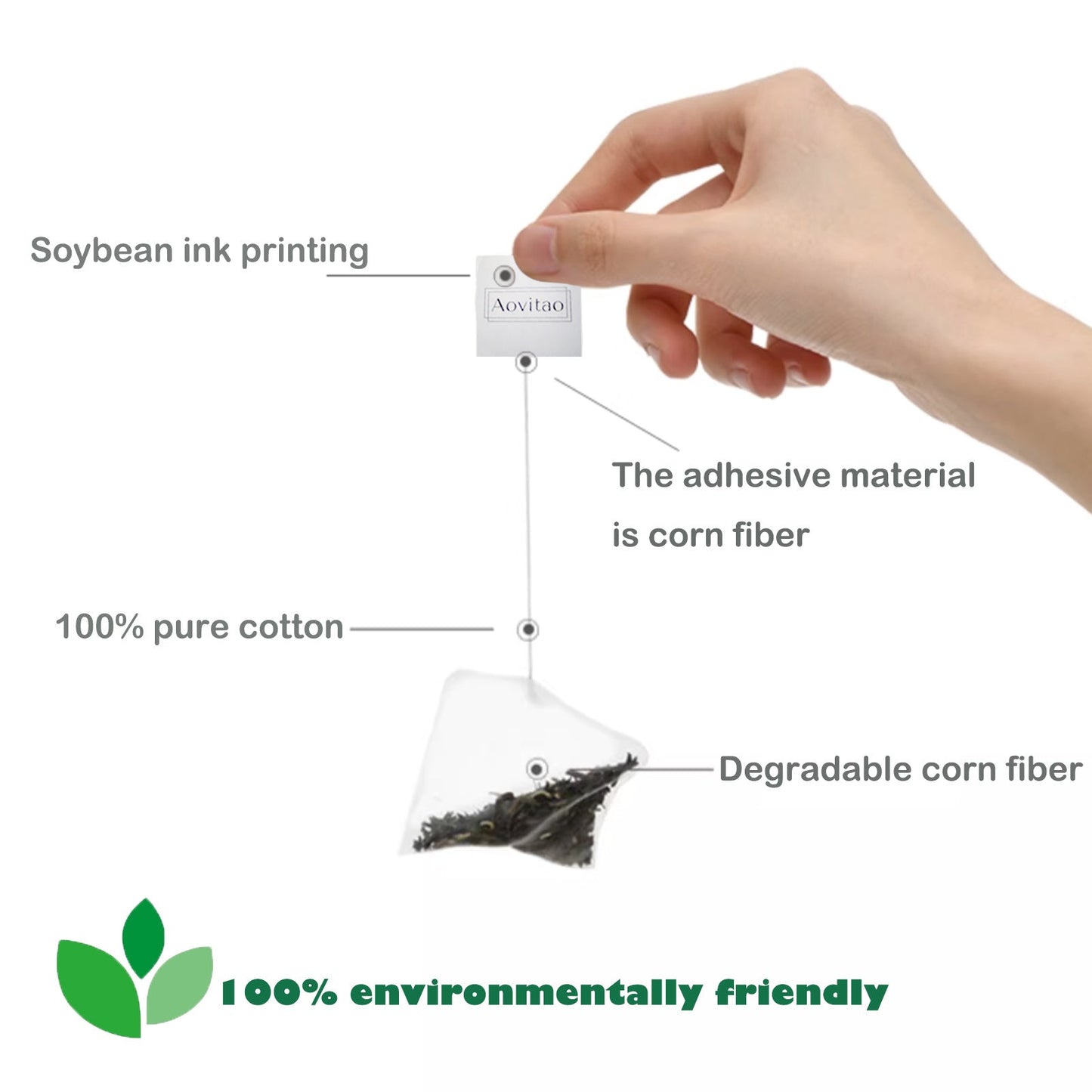 Thé détoxifiant, sachets de thé aux herbes naturelles, feuilles d'oolong pour le nettoyage des poumons, soulagement de la congestion, détox à base de plantes, sans caféine, sans OGM, biologique, pour la santé intestinale et renforcement immunitaire. - KaoKao