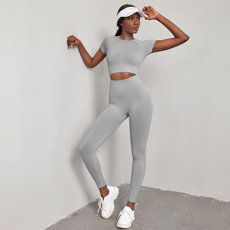 Vêtements d'entraînement à séchage rapide, pantalon de yoga taille haute rehaussant les hanches - KaoKao