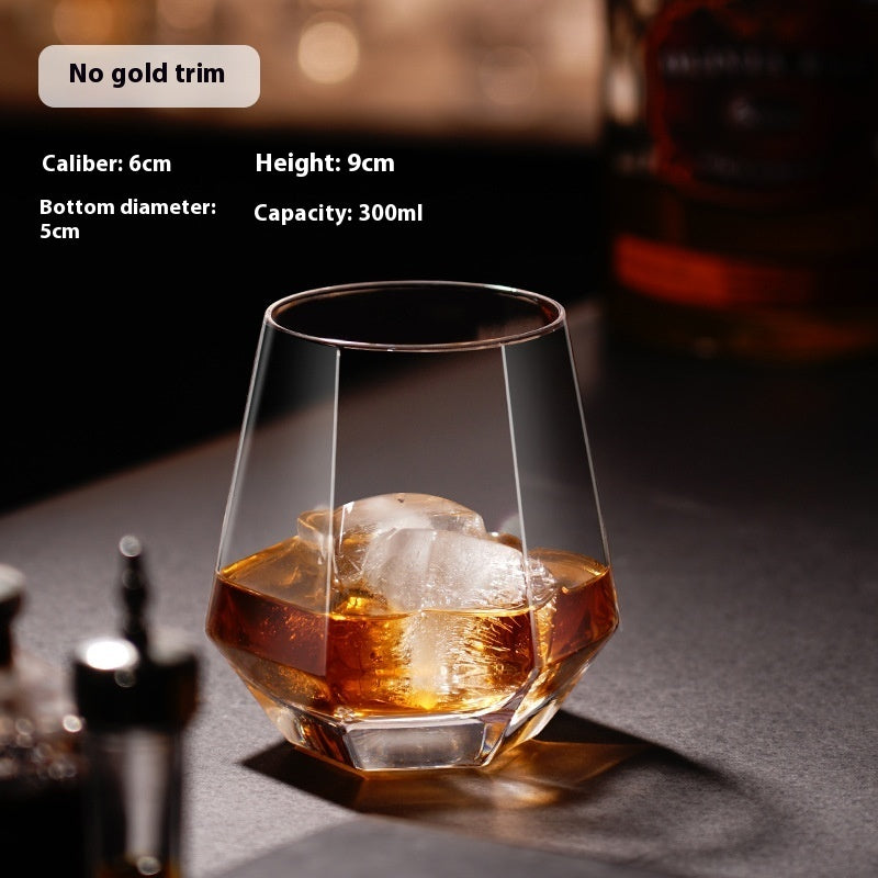 Verre à whisky en cristal, verre à bière, verre à whisky, verre à vin épais, coffret cadeau, vente en gros