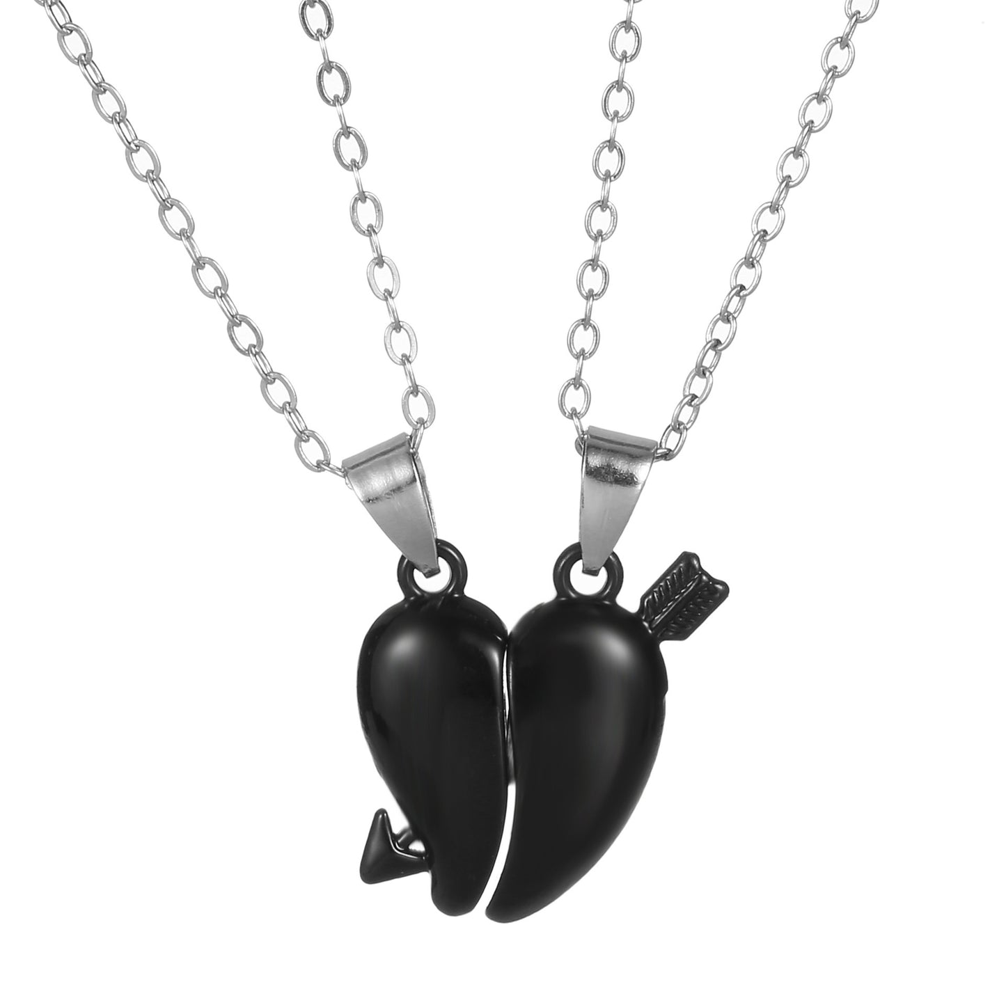 Collier d'ange avec ailes d'ange et collier d'amour magnétique, cadeau pour la Saint-Valentin