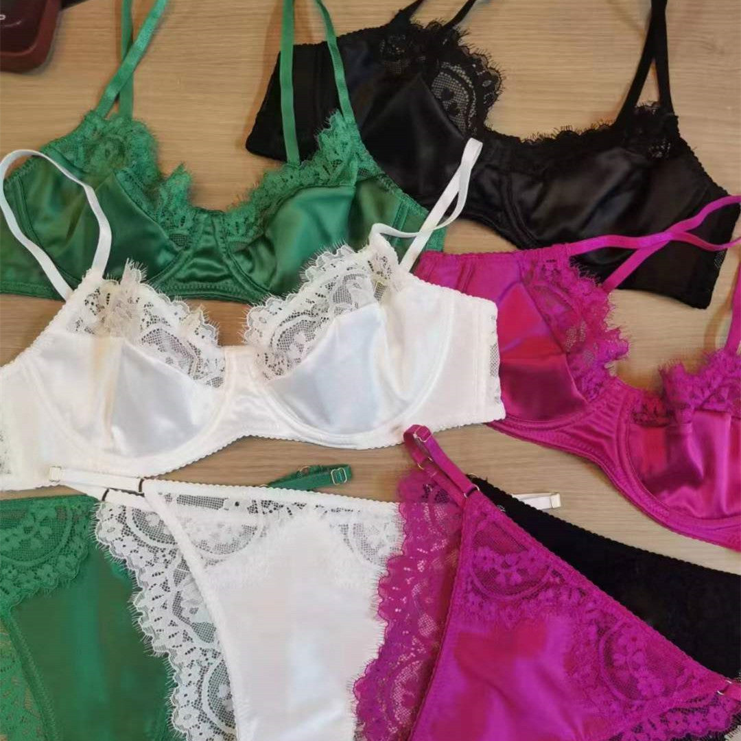 Soutien-gorge Lingerie Dentelle Sexy D’été Pour Femmes