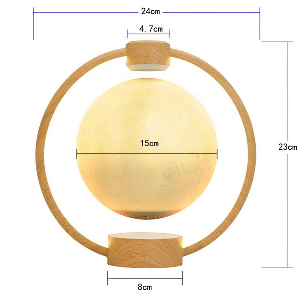 Lumière de lune Maglev Bluetooth 3D stéréo DIY éclat coloré