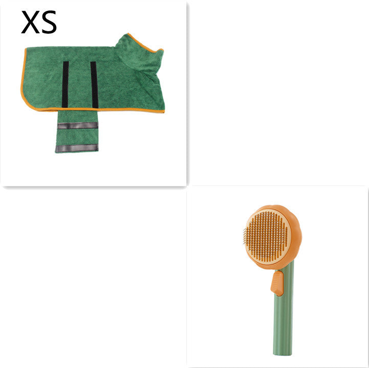 Nouvelle brosse pour chat à poils, vente chaude, peigne en acier inoxydable à main, auto-nettoyant, boucleur pour l'élimination des poils.