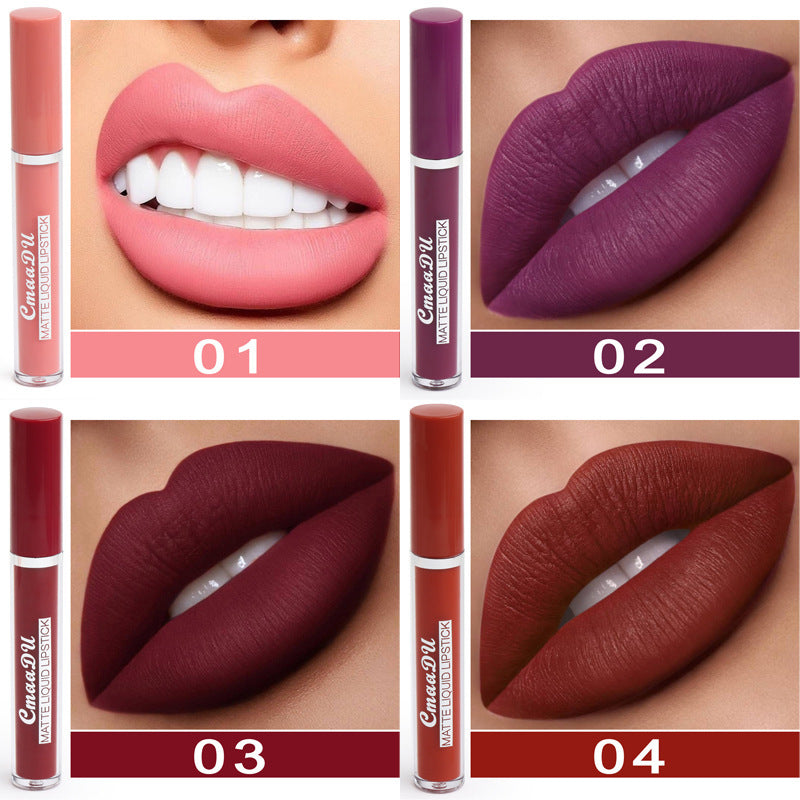 Waterproof Matte Lipstick No Stickiness for Women