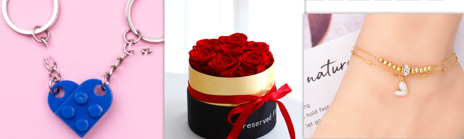 Roses éternelles dans une boîte, fleurs de rose réelles préservées avec ensemble de boîte, cadeau romantique pour la Saint-Valentin, fleurs artificielles.