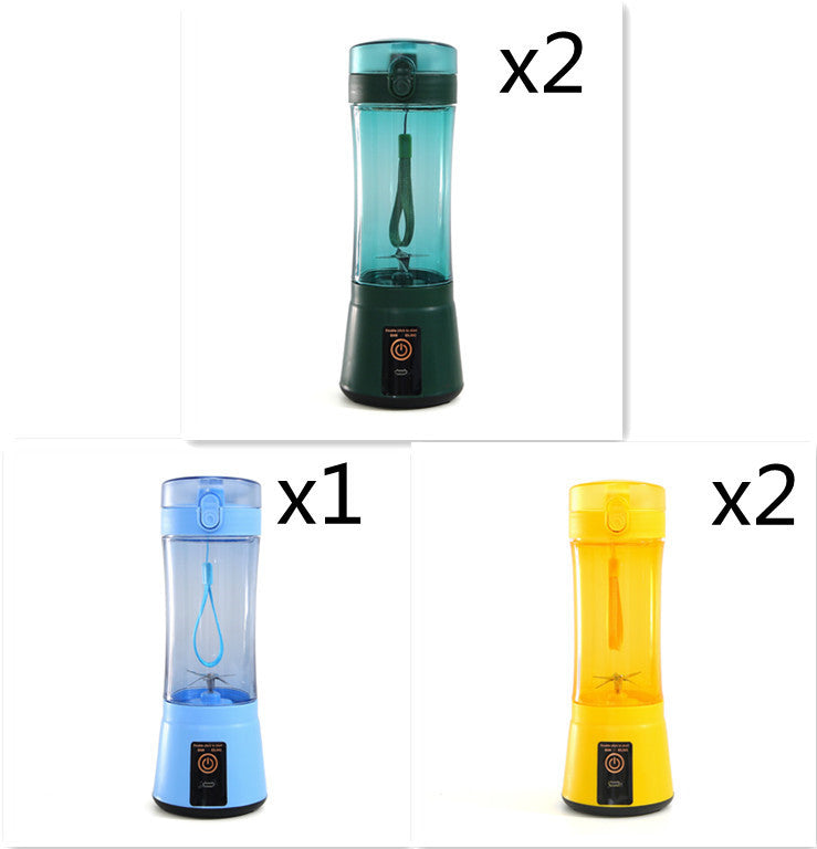 Extracteur de jus de fruits électrique portable sans fil, mixeur mini rechargeable par USB, machine à smoothie multifonction pour l'été, fournitures de cuisine.