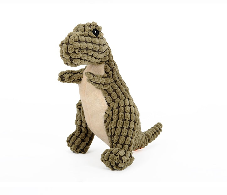 Jouets pour animaux de compagnie dinosaures, jouets interactifs pour chiens géants, jouets à mâcher pour grands chiens, jouets en peluche pour chihuahuas avec rembourrage et siffleurs.