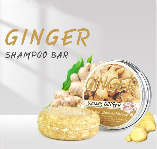 Shampooing au gingembre savon antipelliculaire rafraîchissant