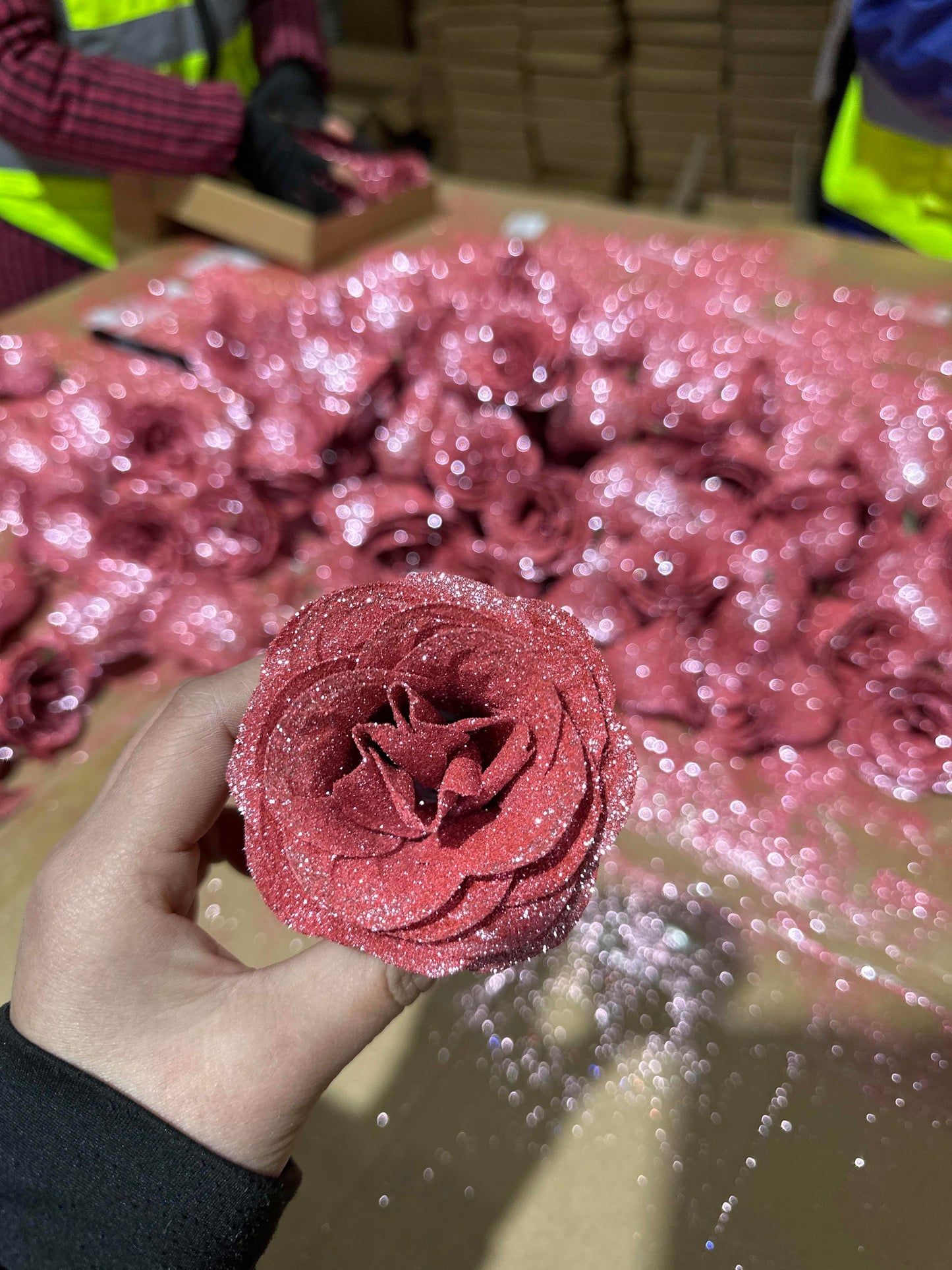 Bouquet de mariée personnalisé pour la Saint-Valentin, fleurs fraîches préservées.