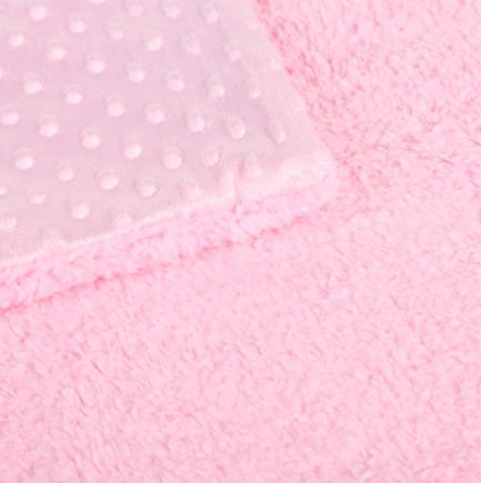 Couverture en polaire à pois pour bébé, enveloppe de nouveau-né, couverture de lit pour bébé.