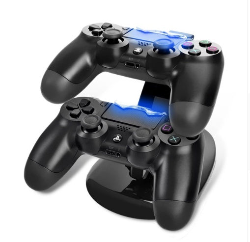 Support de station de charge USB double Support de station de charge USB avec câble de chargement USB pour contrôleurs Playstation 4 PS4