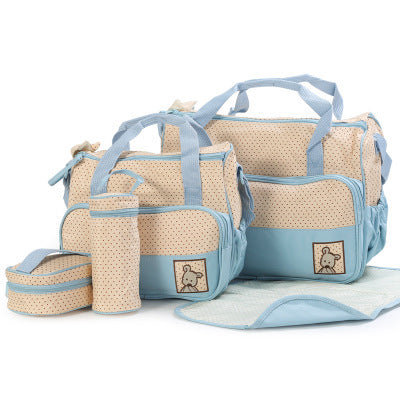 Sac à couches pour bébé, adapté pour maman, support de biberon, mère, poussette, ensembles de sacs à couches de maternité.