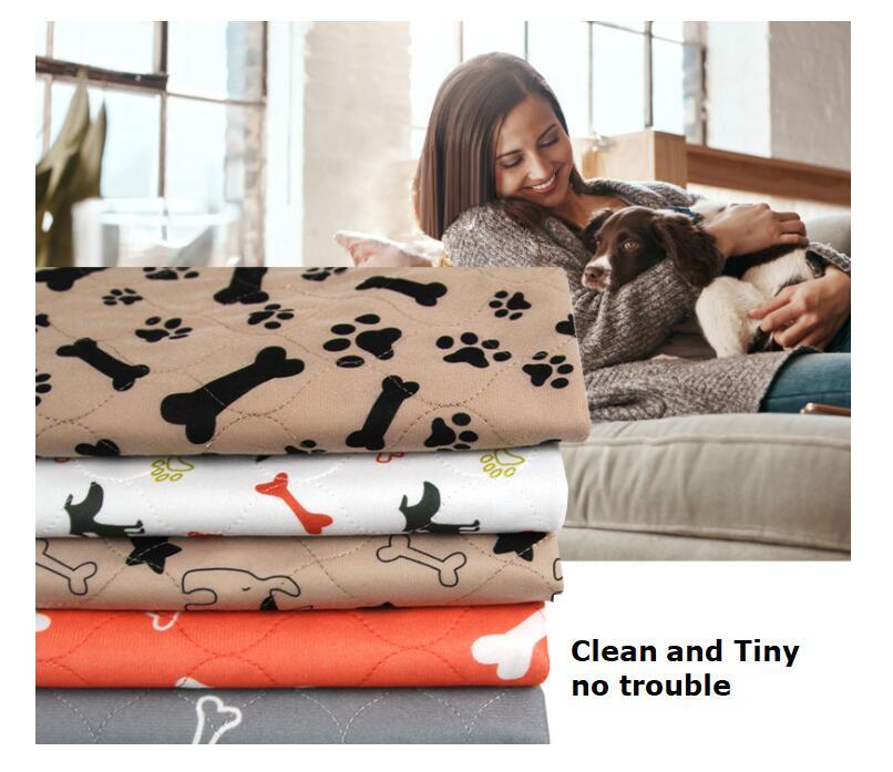 Coussin absorbant imperméable à trois couches pour animaux de compagnie