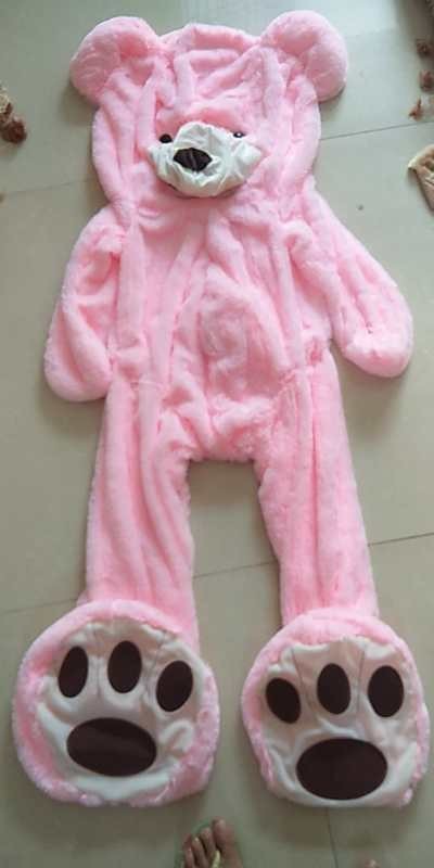 Géant ours en peluche jouet énorme jouets doux coque en cuir