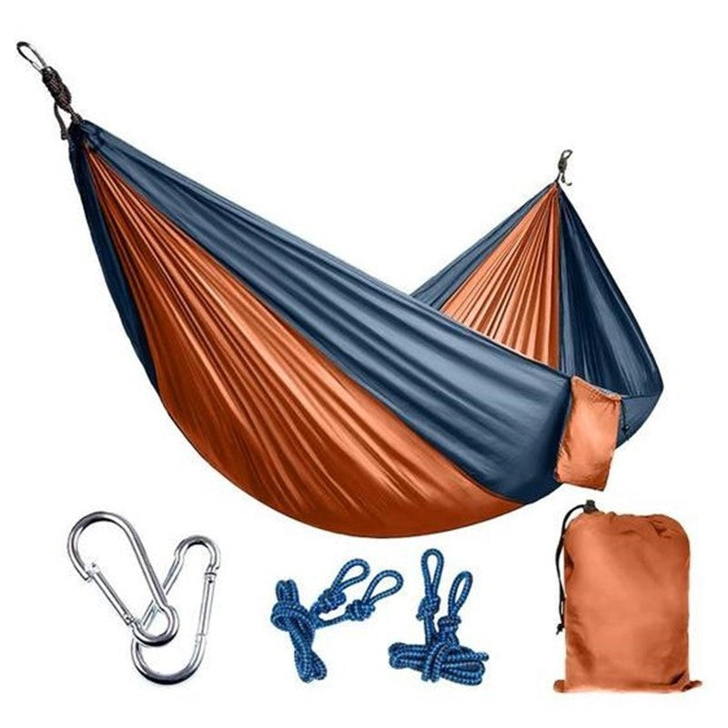 Hamac de randonnée - Hamac double en nylon parachute portable pour extérieur