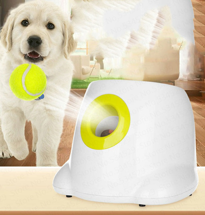 Lanceur de balle interactif automatique pour chien.