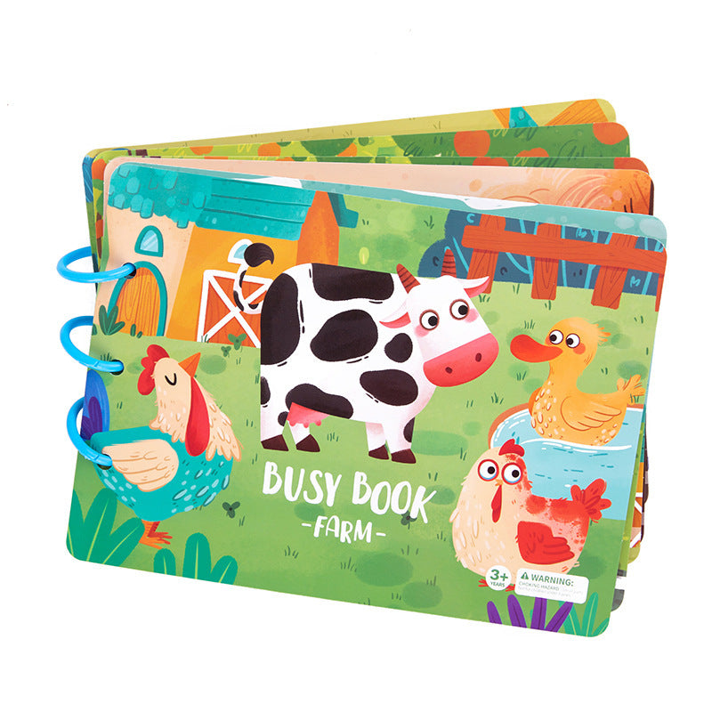 Livre d'activités pour enfants Jouets éducatifs Collage répété