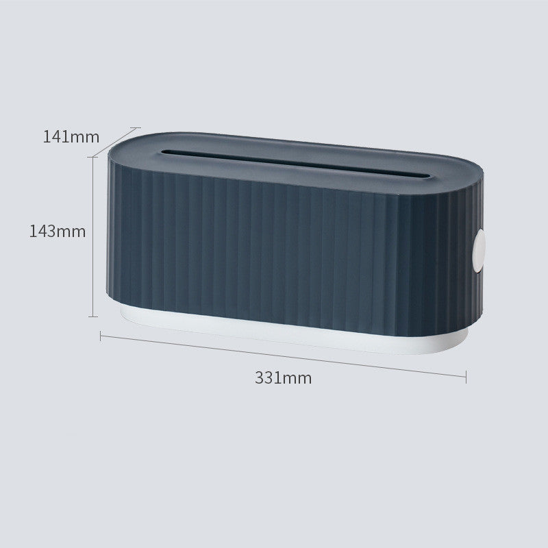 Boîte de rangement pour câbles de multiprise, organisateur de prises de chargeur, boîte de stockage de lignes réseau, gestion des câbles de chargeur, anti-poussière.