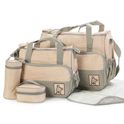 Sac à couches pour bébé, adapté pour maman, support de biberon, mère, poussette, ensembles de sacs à couches de maternité.