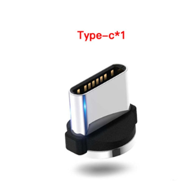 Compatible avec Apple, câble de ligne de données Flowing Ligh Magnetic Streamer pour iPhone Android Type-C