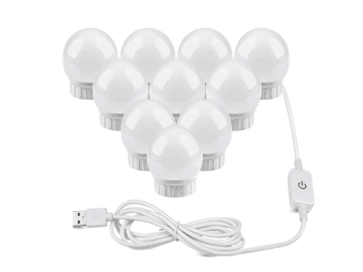 Ampoule LED pour miroir avec interrupteur tactile USB