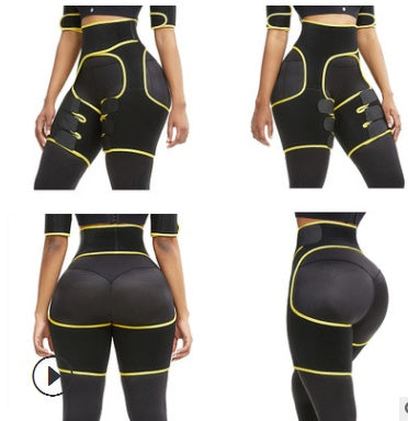 Ceinture de sport réglable, guêpière en une seule pièce avec sangles de jambe.