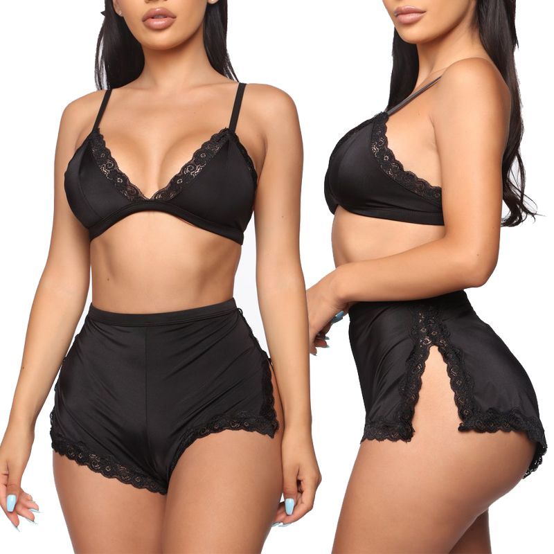 Femmes Sexy Vêtements de nuit Lingerie Dentelle Soutien-gorge