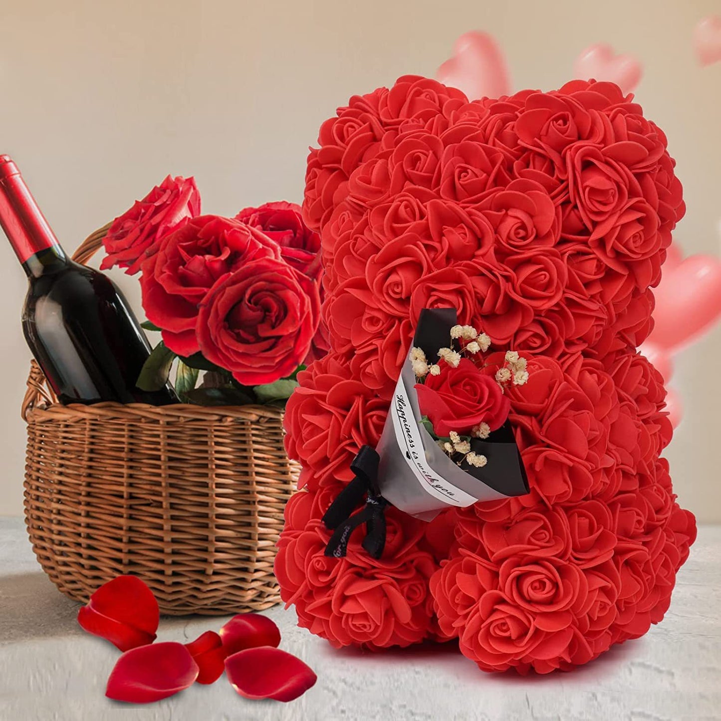 Rose préservée fleur fraîche cadeau d'anniversaire de Saint Valentin pour petite amie