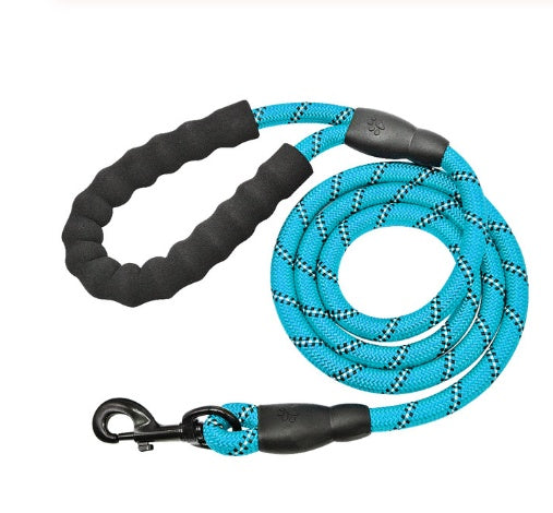 Laisse réfléchissante en nylon pour chien, corde pour chien de petite, moyenne et grande taille, pour la marche et l'entraînement, fournitures pour animaux de compagnie.