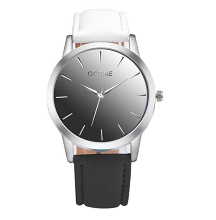 Montre analogique à quartz pour femmes au design rétro arc-en-ciel, élégante montre-bracelet pour femme.