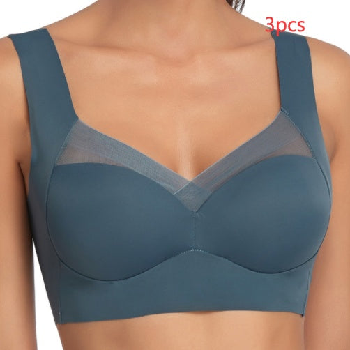 Soutien-gorge de poitrine sans anneau en acier pour femme