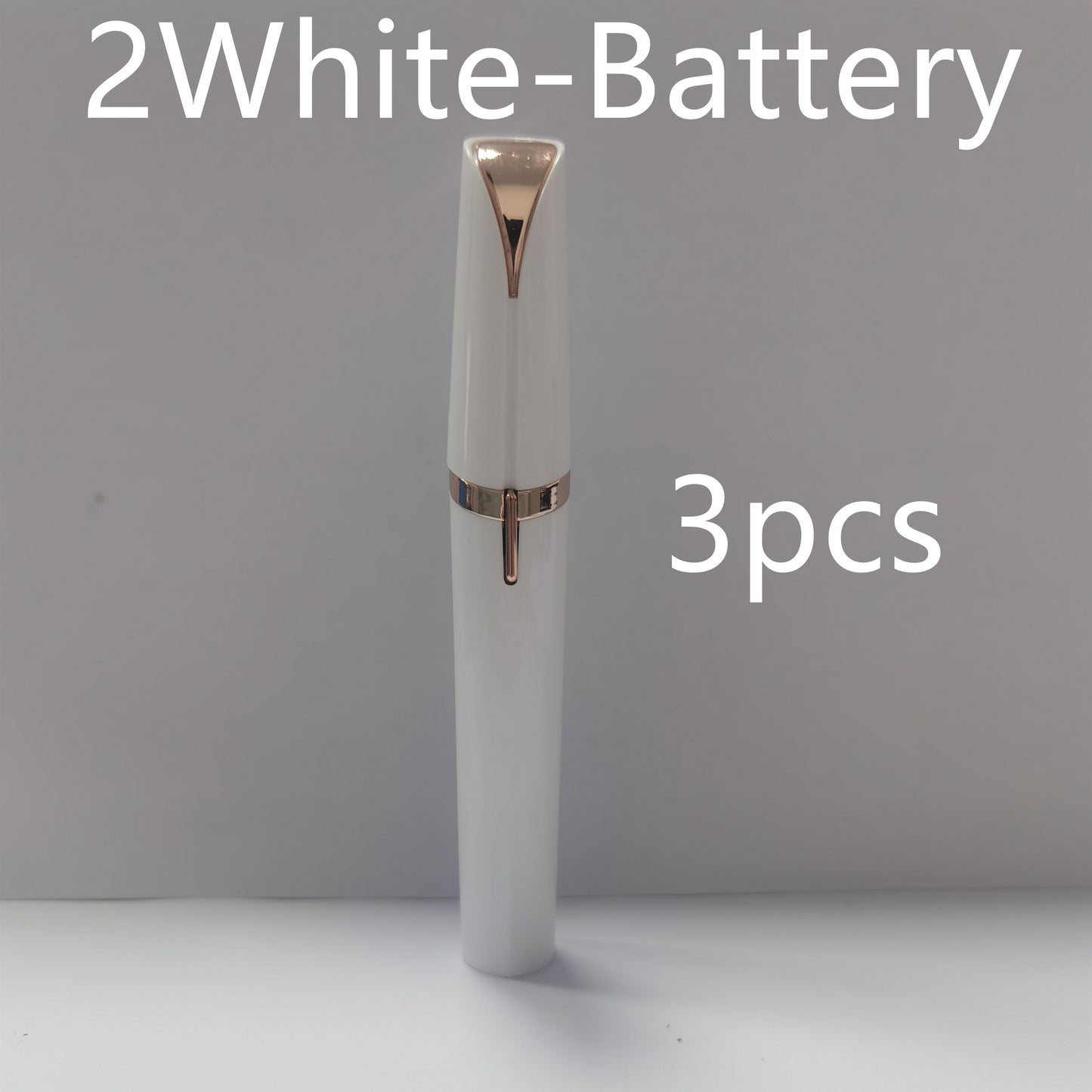 Mini épilateur électrique pour sourcils, stylo à lèvres, rasoir sans douleur avec lumière LED.