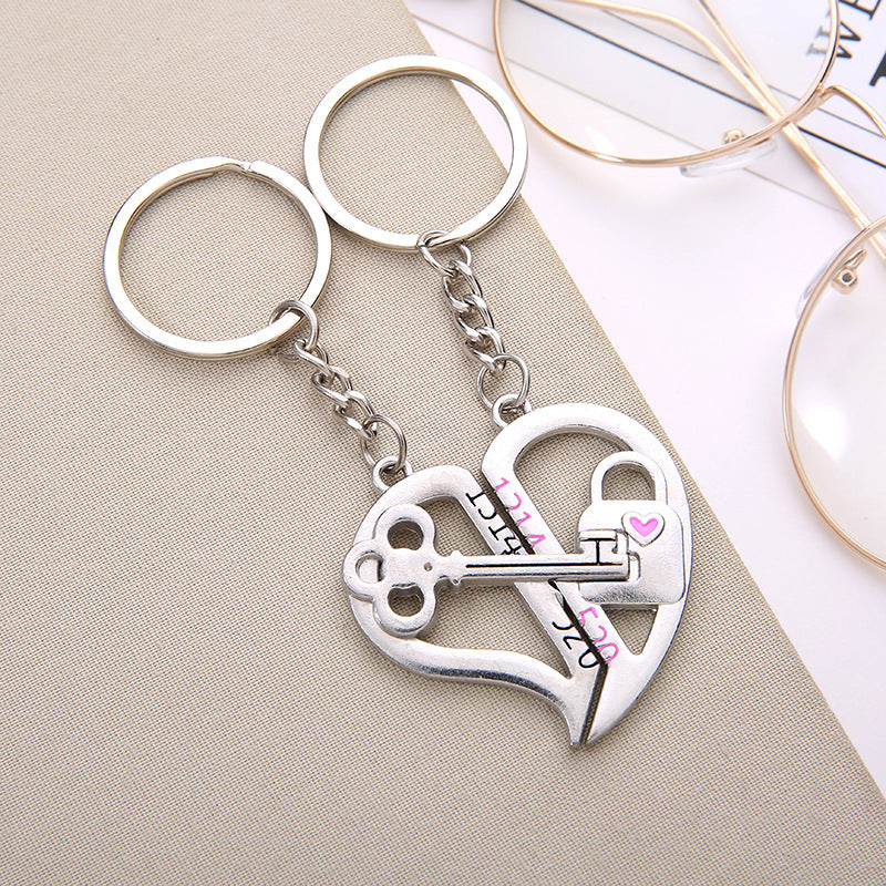 Porte-clés pour couple, pendentif clé Cupidon, petit cadeau très vendu