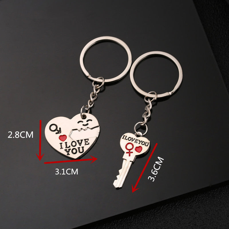 Porte-clés pour couple, pendentif clé Cupidon, petit cadeau très vendu