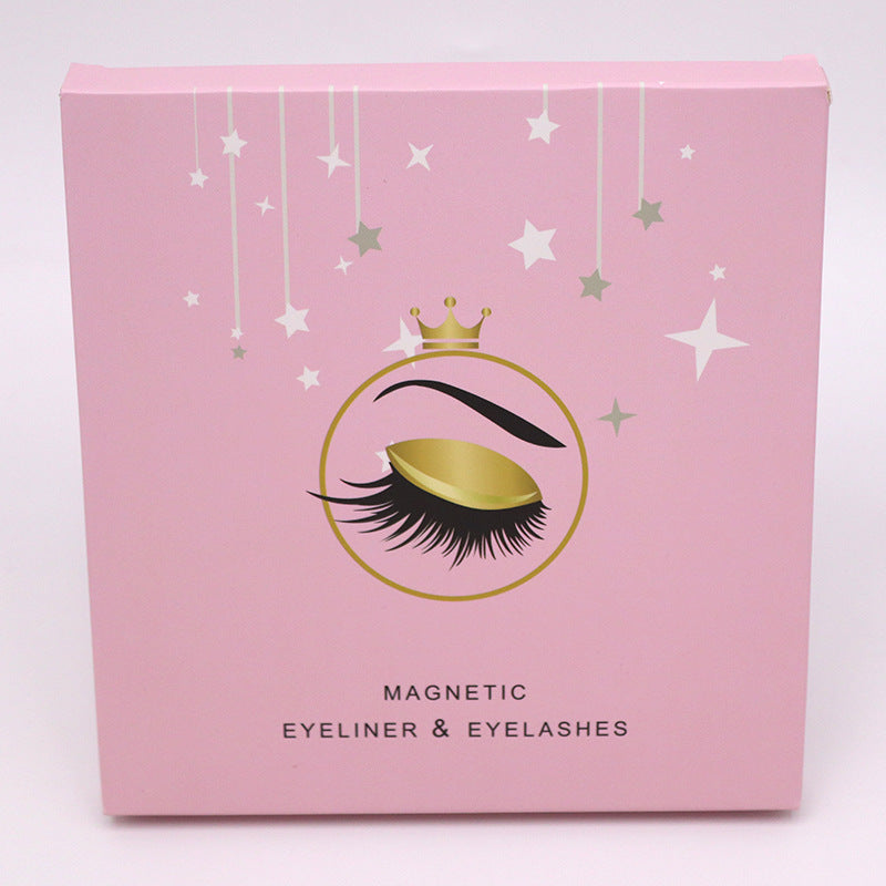 Ensemble de faux cils magnétiques avec eyeliner, longue tenue, waterproof, extension de cils en vison réutilisables, outil de maquillage de beauté.