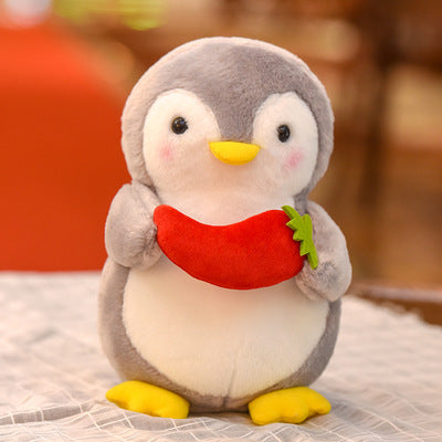 Jouet en peluche mignon de pingouin de fruit poupée Ragdoll cadeau d'anniversaire