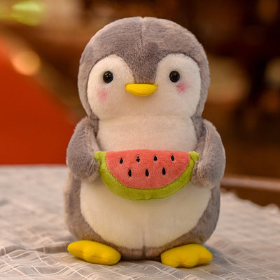 Jouet en peluche mignon de pingouin de fruit poupée Ragdoll cadeau d'anniversaire