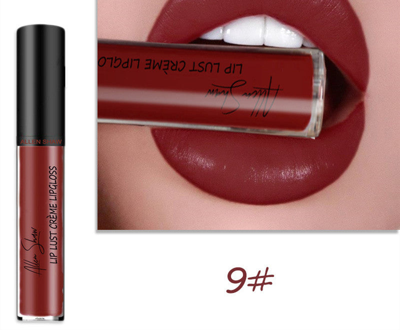 Brillant à lèvres à texture crème soyeuse Aliexpress Shopee Cross-Border Exclusive Lip Glaze Lip Gloss Rouge à lèvres