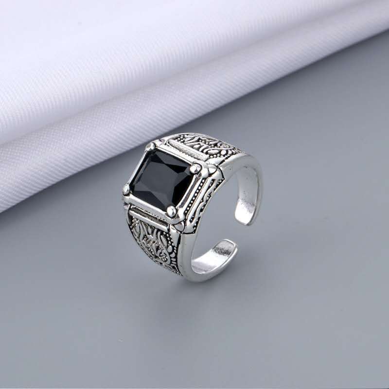 Bague en cristal pour homme, bijou original pour homme, cadeau d'anniversaire, ne se décolore jamais, pas cher