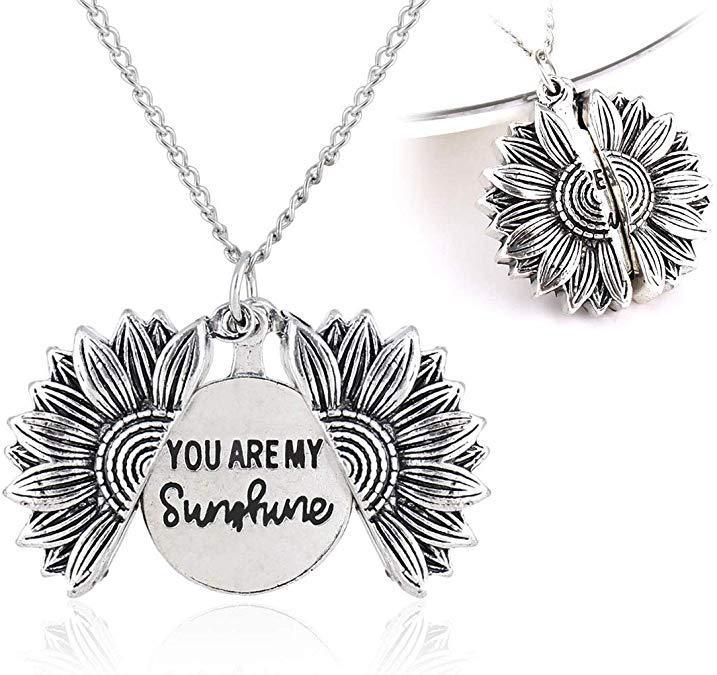 Collier Tournesol Tu Es Mon Soleil Femme Homme