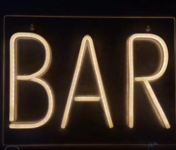 Lumière néon LED, panneau arrière en acrylique, lumière de décoration de chambre.