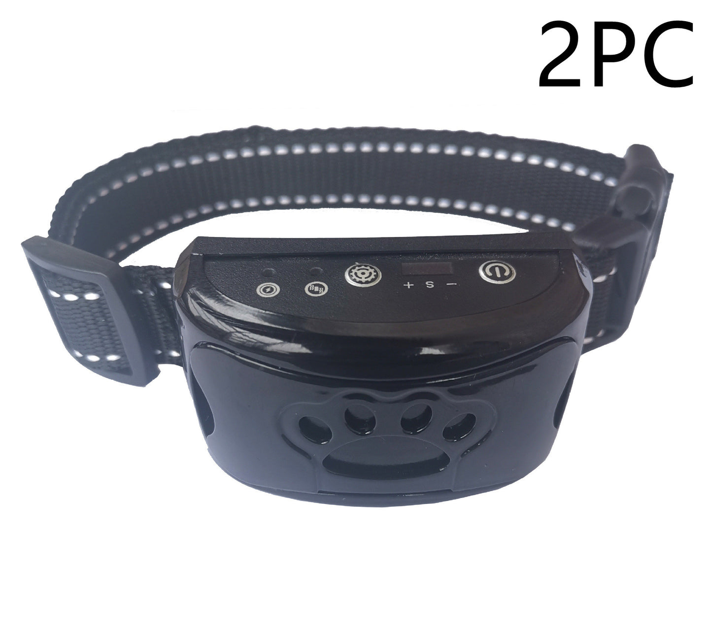 Collier de dressage pour chien étanche, électrique, télécommande pour animaux de compagnie, rechargeable, entraîneur de chiens, dispositif anti-aboiement avec choc, vibration et son.