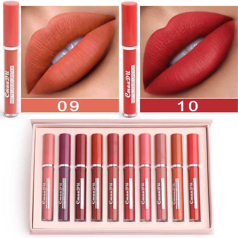 Waterproof Matte Lipstick No Stickiness for Women